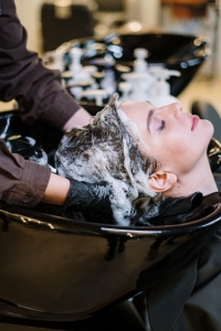 lavage cheveux